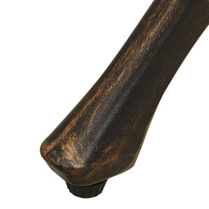 Tavolo da Giardino Bronzo 90x90x74 cm in Alluminio Pressofuso 315585