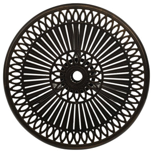 Set da Bistrot 3 pz in Alluminio Pressofuso Bronzo cod mxl 43210