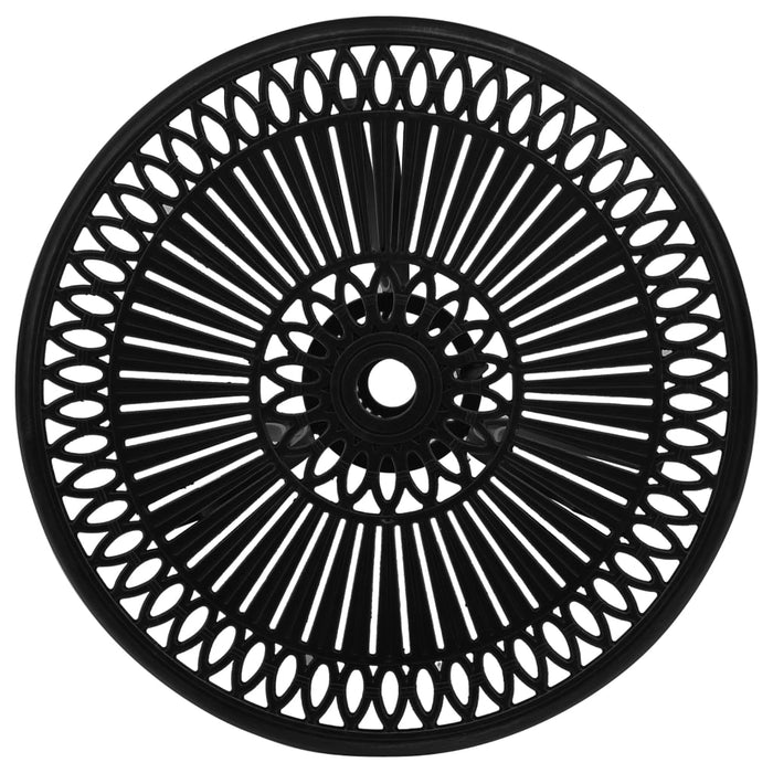 Set da Bistrot 3 pz in Alluminio Pressofuso Nero 315592