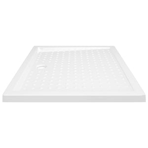 Piatto Doccia con Superficie Puntinata Bianco 80x100x4cm in ABS 148897
