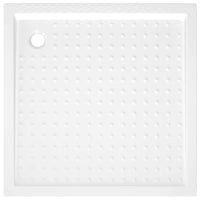 Piatto Doccia con Superficie Puntinata Bianco 90x90x4 cm in ABS