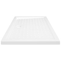 Piatto doccia con gommini piatto doccia piatto doccia bagno interno casa antiruggine antiumidità 70x100x4 cm ABS bianco 02_0001943