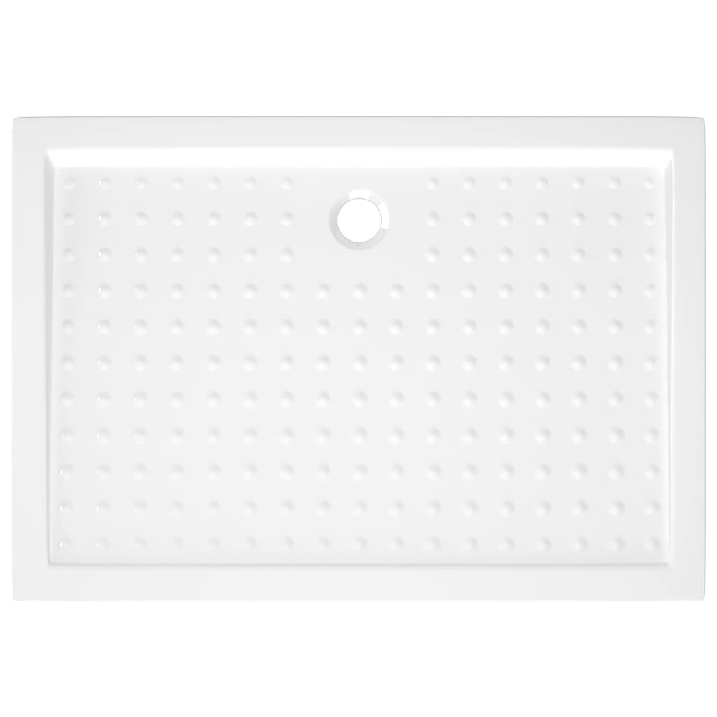 Piatto Doccia con Superficie Puntinata Bianco 70x100x4cm in ABS 148899