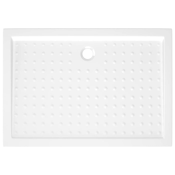 Piatto Doccia con Superficie Puntinata Bianco 70x100x4cm in ABS 148899