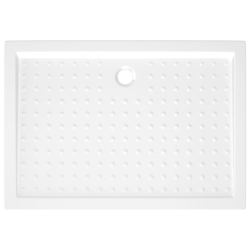 Piatto doccia con gommini piatto doccia piatto doccia bagno interno casa antiruggine antiumidità 70x100x4 cm ABS bianco 02_0001943