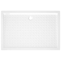 Piatto Doccia con Superficie Puntinata Bianco 80x120x4cm ABS cod mxl 14375