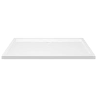 Piatto Doccia in ABS Rettangolare Bianco 70x120 cm