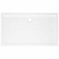 Piatto Doccia in ABS Rettangolare Bianco 70x120 cm 148905