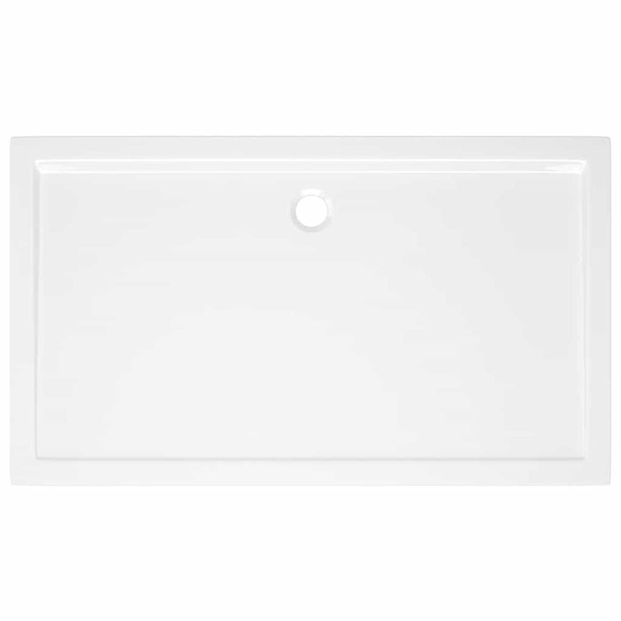 Piatto Doccia in ABS Rettangolare Bianco 70x120 cm