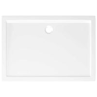 Piatto Doccia in ABS Rettangolare Bianco 70x100 cm 148906