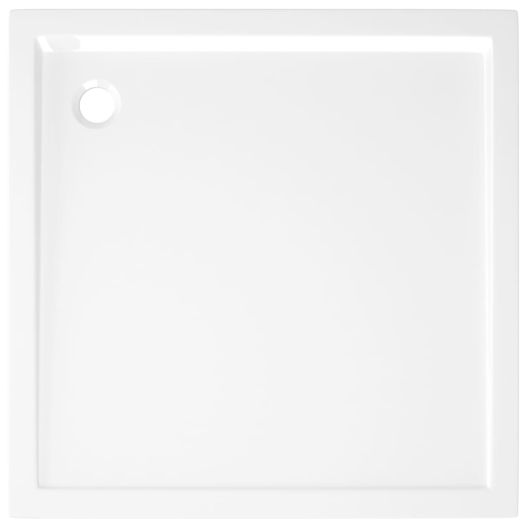 Piatto doccia quadrato da bagno ABS Bianco 80 x 80 cm 02_0001951