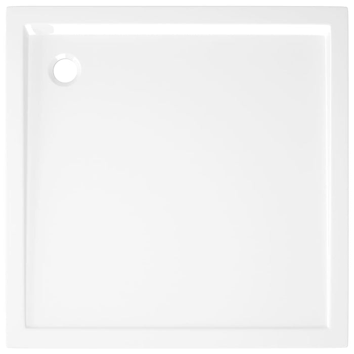 Piatto doccia quadrato da bagno ABS Bianco 80 x 80 cm 02_0001951