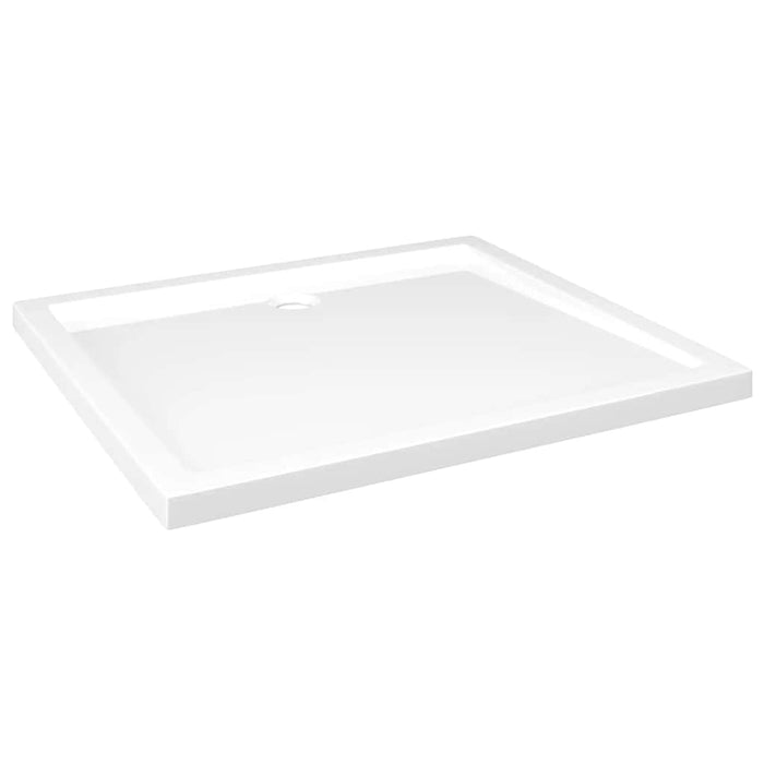 Piatto Doccia in ABS Rettangolare Bianco 80x90 cm 148908