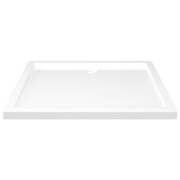 Piatto Doccia in ABS Rettangolare Bianco 80x90 cm 148908