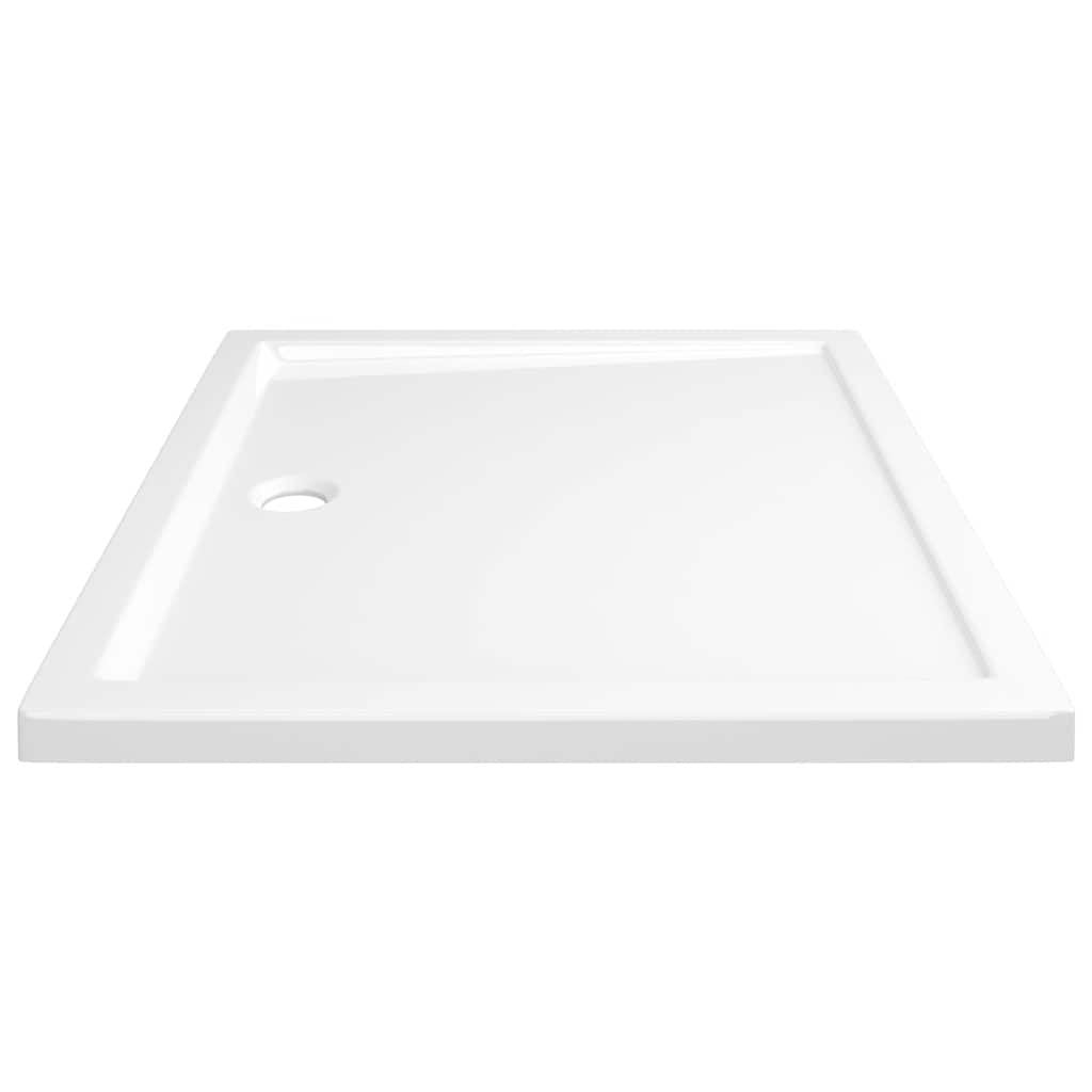 Piatto Doccia in ABS Rettangolare Bianco 80x90 cm 148908