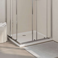 Piatto Doccia in ABS Rettangolare Bianco 80x90 cm 148908