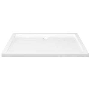 Piatto Doccia in ABS Rettangolare Bianco 80x110 cm 148909