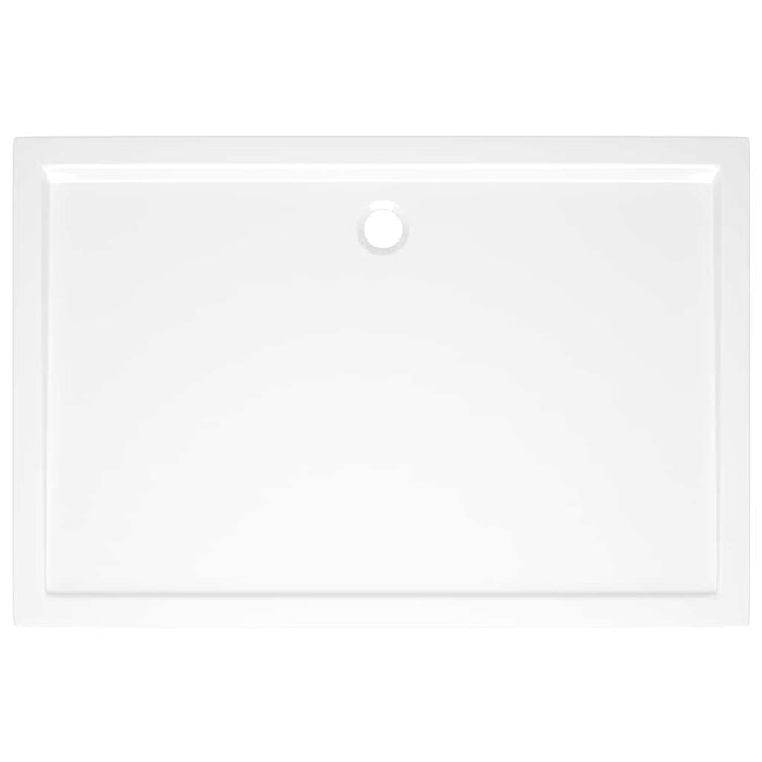 Piatto Doccia in ABS Rettangolare Bianco 80x120 cm 148910