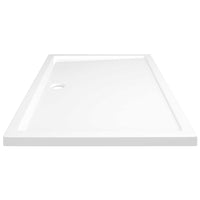 Piatto Doccia in ABS Rettangolare Bianco 80x120 cm 148910