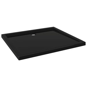 Piatto Doccia in ABS Rettangolare Nero 80x90 cm 148917