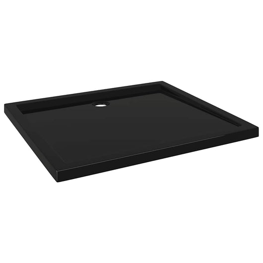 Piatto Doccia in ABS Rettangolare Nero 80x90 cm 148917