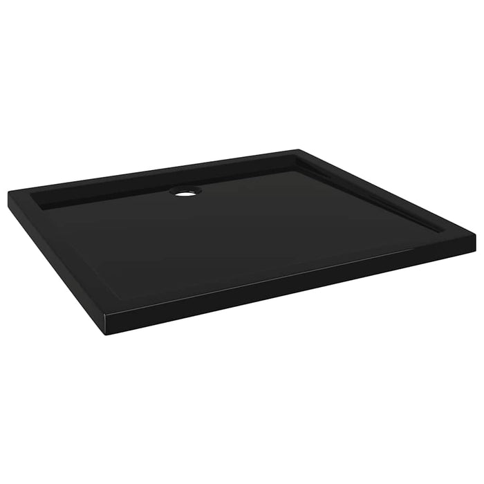 Piatto Doccia in ABS Rettangolare Nero 80x90 cm 148917