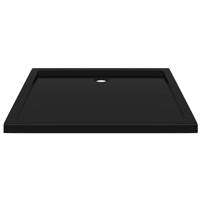 Piatto Doccia in ABS Rettangolare Nero 80x90 cm 148917