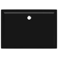 Piatto Doccia in ABS Rettangolare Nero 80x110 cm