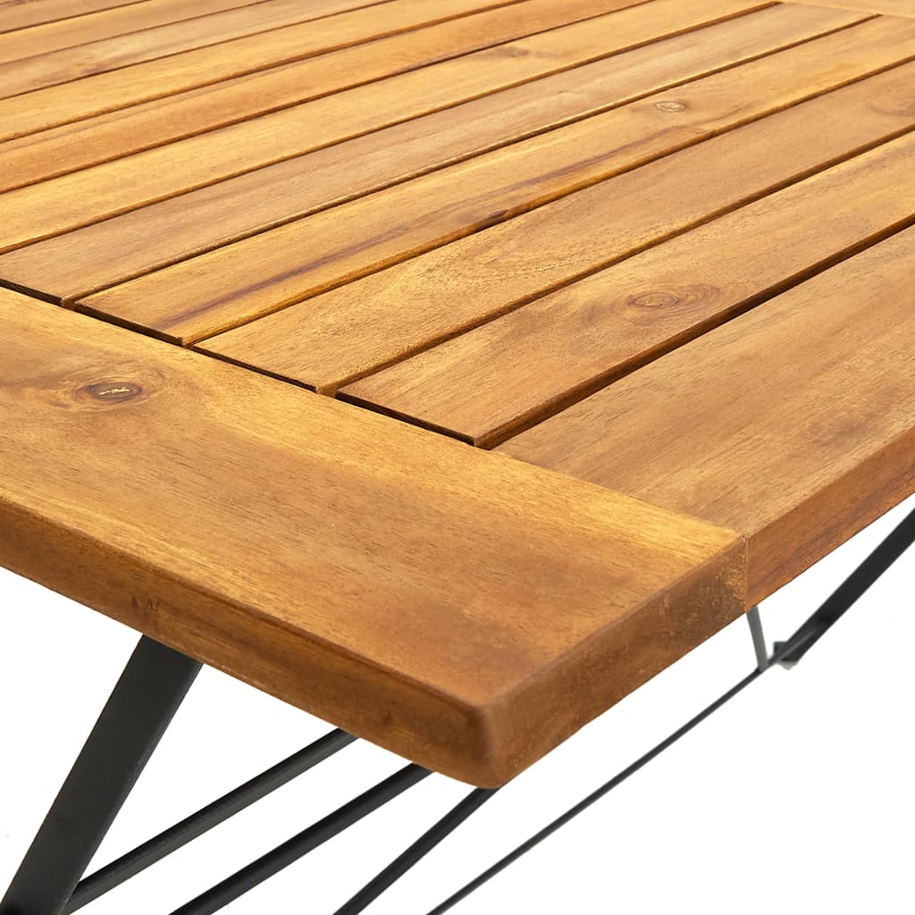 Set da Pranzo da Giardino 5 pz in Legno Massello di Acacia 3058155