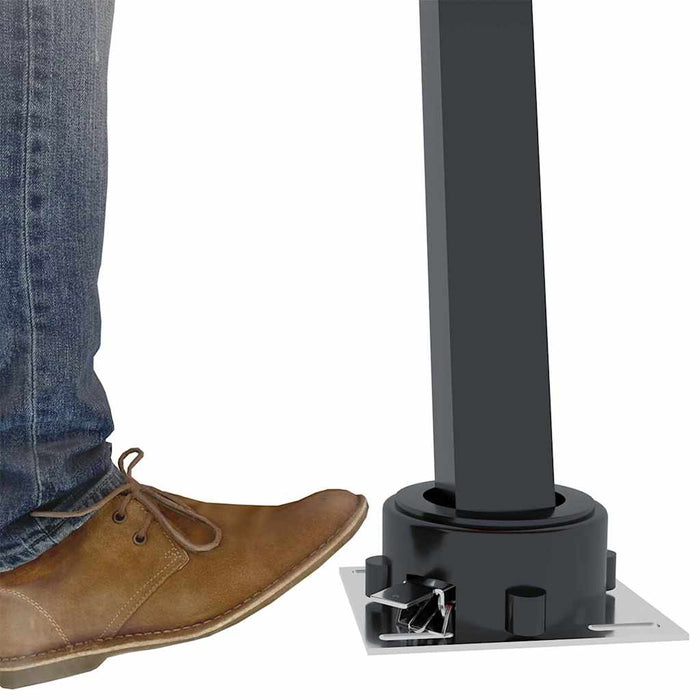 Set Pali per Tenda da Sole Antracite 450x245 cm Ferro 315097