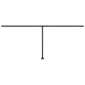Set Pali per Tenda da Sole Antracite 600x245 cm Ferro 315098