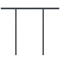 Set Pali per Tenda da Sole Antracite 300x245 cm Ferro 315099