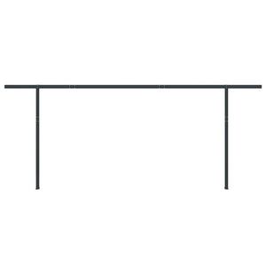 Set Pali per Tenda da Sole Antracite 600x245 cm Ferro 315101