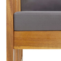 Set Divani da Giardino 5 pz con Cuscini in Massello di Acacia 3057982