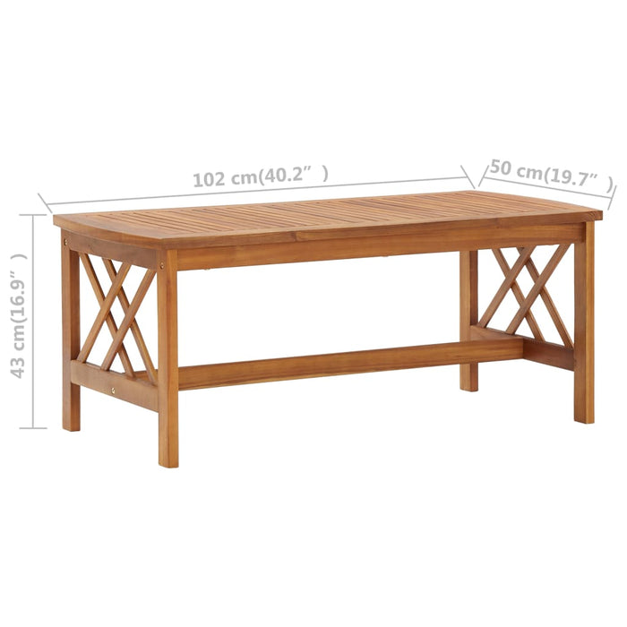 Set Divani da Giardino 3 pz in Legno Massello di Acacia 3057984