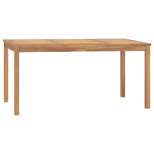 Tavolo da Pranzo da Giardino 160x80x77 cm in Massello di Teak cod mxl 34138