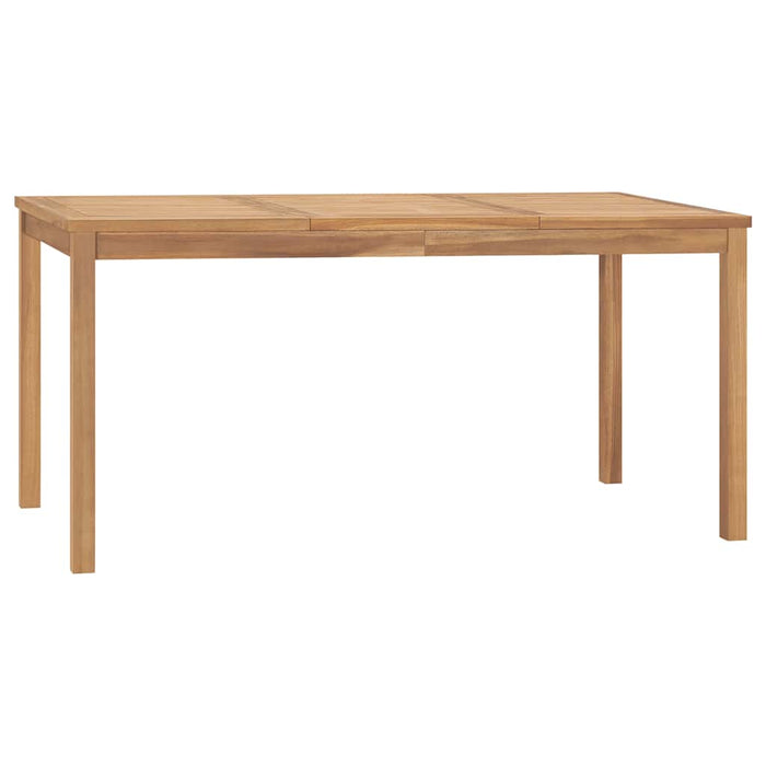 Tavolo da Pranzo da Giardino 160x80x77 cm in Massello di Teak cod mxl 34138