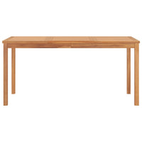 Tavolo da Pranzo da Giardino 160x80x77 cm in Massello di Teak 315620