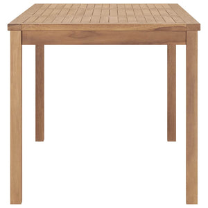 Tavolo da Pranzo da Giardino 160x80x77 cm in Massello di Teak 315620