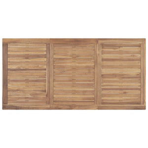 Tavolo da Pranzo da Giardino 160x80x77 cm in Massello di Teak 315620