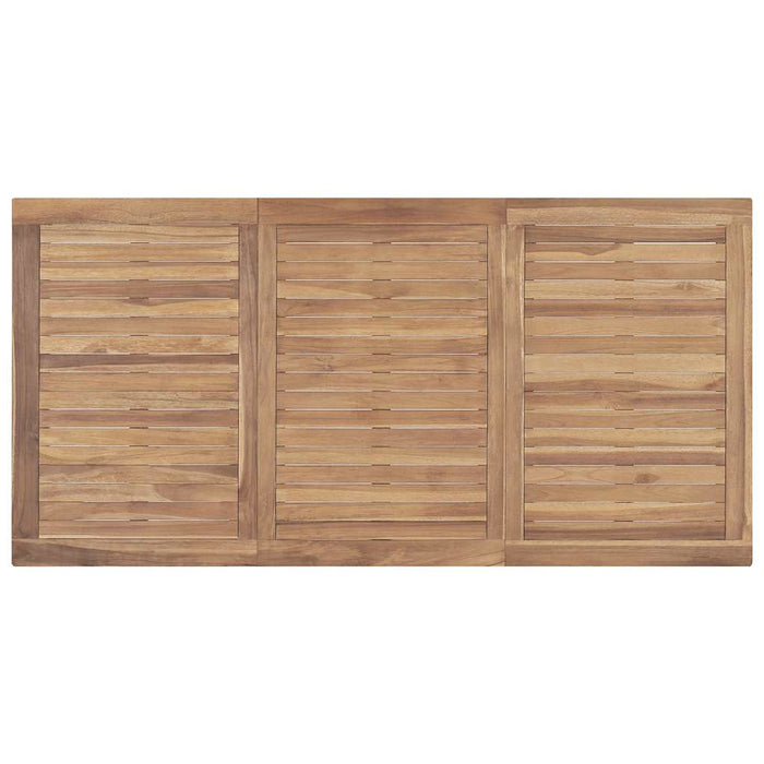 Tavolo da Pranzo da Giardino 160x80x77 cm in Massello di Teak 315620