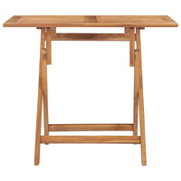 Tavolo da Giardino Pieghevole 90x60x75 cm in Massello di Teak 315445