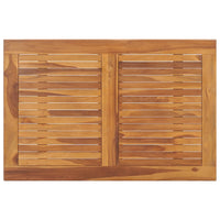 Tavolo da Giardino Pieghevole 90x60x75 cm in Massello di Teak 315445
