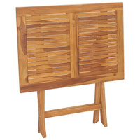 Tavolo da Giardino Pieghevole 90x60x75 cm in Massello di Teak 315445