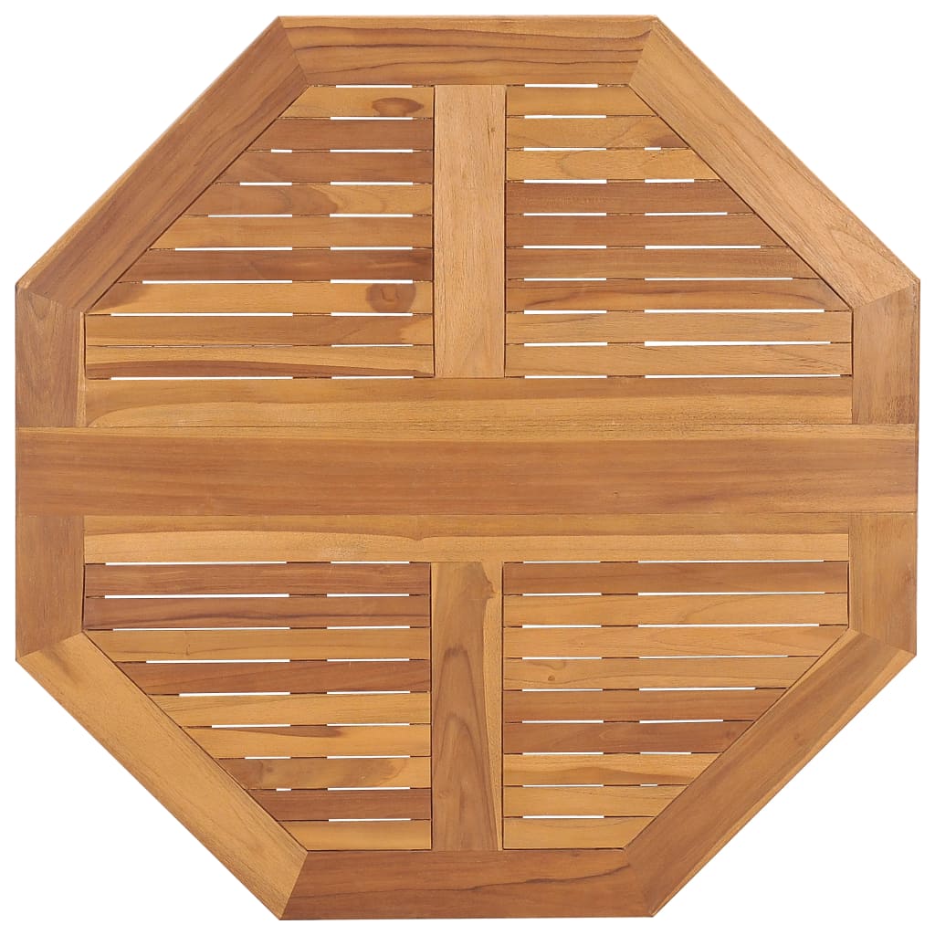 Tavolo da Giardino Pieghevole 90x90x75 cm in Massello di Teak cod mxl 34197