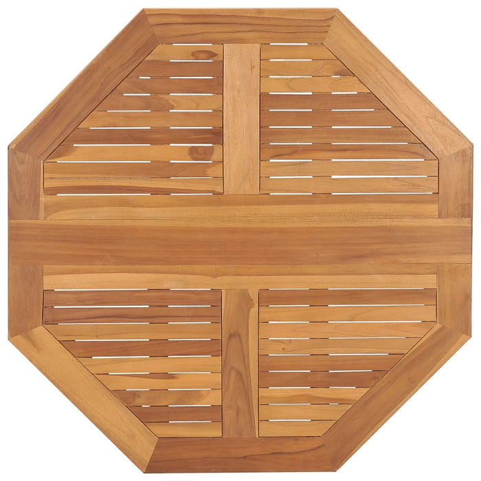 Tavolo da Giardino Pieghevole 90x90x75 cm in Massello di Teak cod mxl 34197