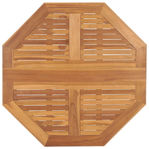 Tavolo da Giardino Pieghevole 90x90x75 cm in Massello di Teak 315447