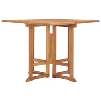 Tavolo da Giardino Pieghevole 90x90x75 cm in Massello di Teak cod mxl 34255