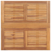 Tavolo da Giardino Pieghevole 90x90x75 cm in Massello di Teak cod mxl 34255