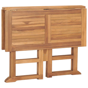Tavolo da Giardino Pieghevole 90x90x75 cm in Massello di Teak cod mxl 34255